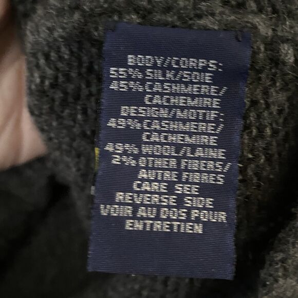 Vintage Ralph Lauren Polo Fox Terrier Dog Silk Cashmere Turtleneck Sweater Large - Picture 8 of 10